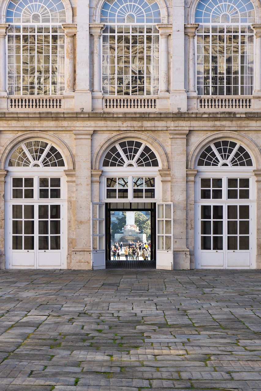 palace, window, building